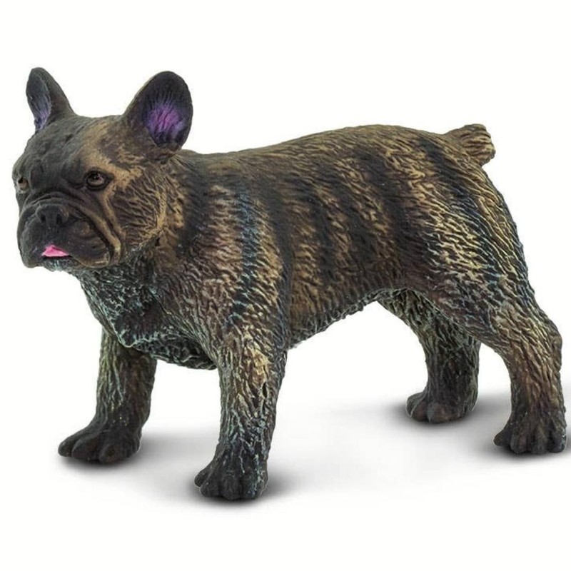 French Bulldog Figurine – Hand Painted Pet Dog Figure – New Safari Ltd 100304