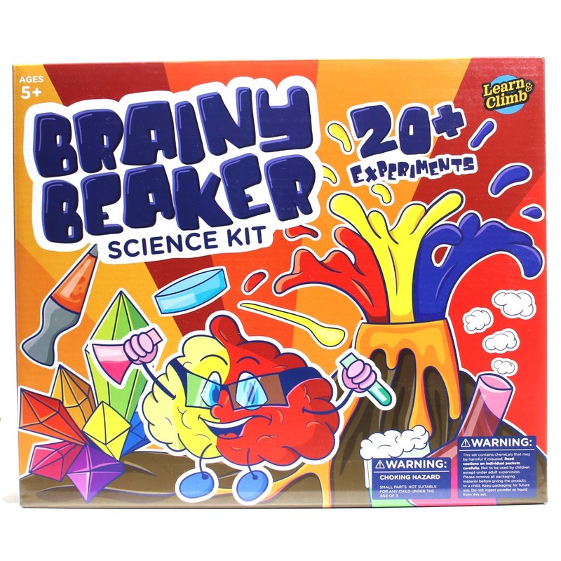 Brainy Beaker Science Kit for Kids 21 Experiments Science Kit Gift Set Age 6-8