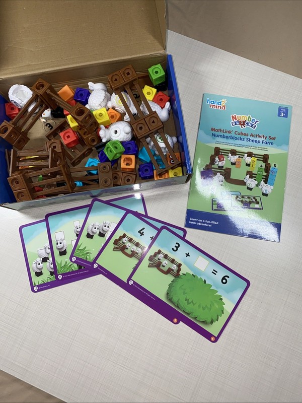 Numberblocks Sheep Farm MathLink Cubes Activity Set, Preschool Learning Activ... gallery