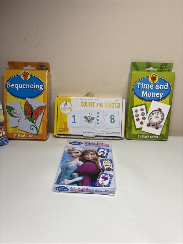 Flash Card Bundle – Time, Money, Sequencing Disney Frozen Colors & Shapes