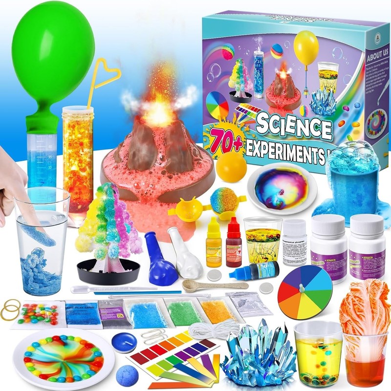 Girls STEM Science Kit for Kids Ages 4 5 6 7 8 Educational Experiments Toys
