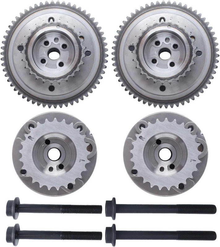 Intake Exhaust Timing Camshaft Sprocket VVT Cam Phaser 4Pcs Compatible with F150
