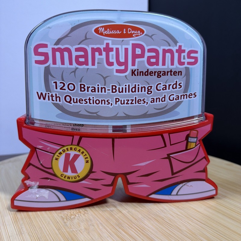 Melissa And Doug Smarty Pants Kindergarten Genius Brain Building Card Game
