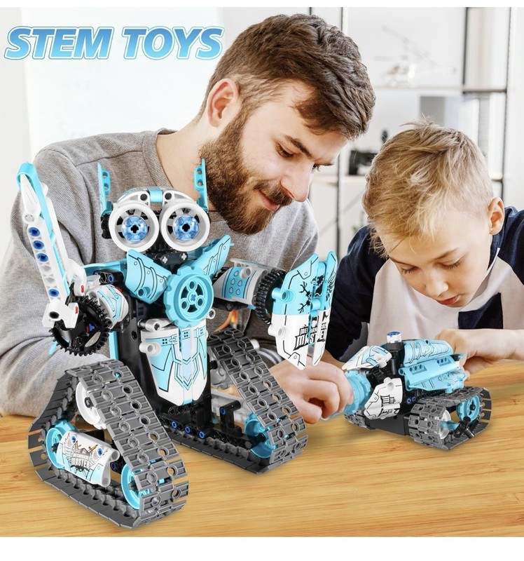 STEM 3in1 Robot Building Kit for Kids 6-12, APP Remote Control RC Toy For Kids gallery