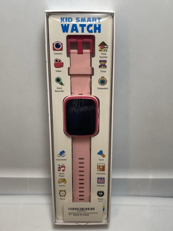 Yehtta Pink Dual Camera Kids Smart Watches Girls Toys For 3-10 Years NEW
