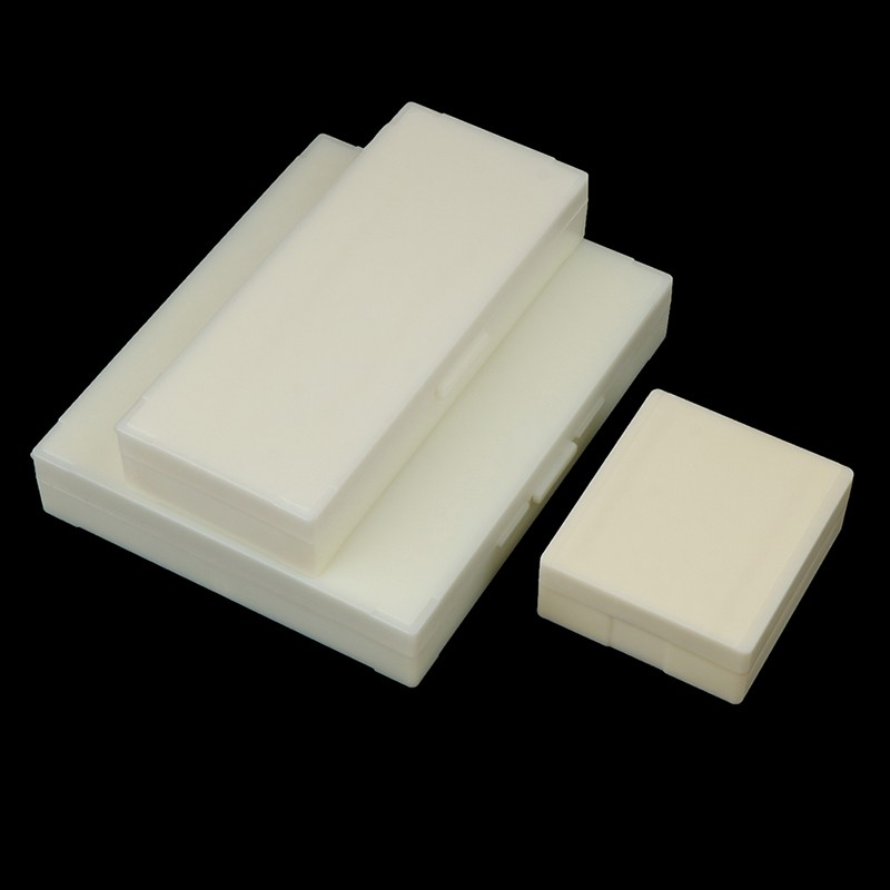 Plastic Microscope Glass Slide Box 25/50/100pcs Biological Slices Storage Case gallery