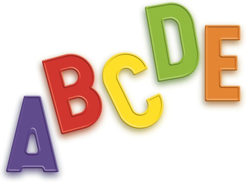 Quercetti ABC Magnetic Uppercase Letters - 48 Piece Alphabet Magnet Set gallery