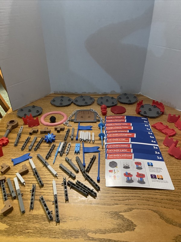 STEM – Learning Resources Engineering & Design – Castle Building Set – Ages 5+