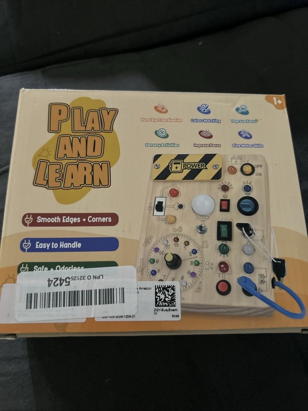Play And Learn Busy Board Ages +1