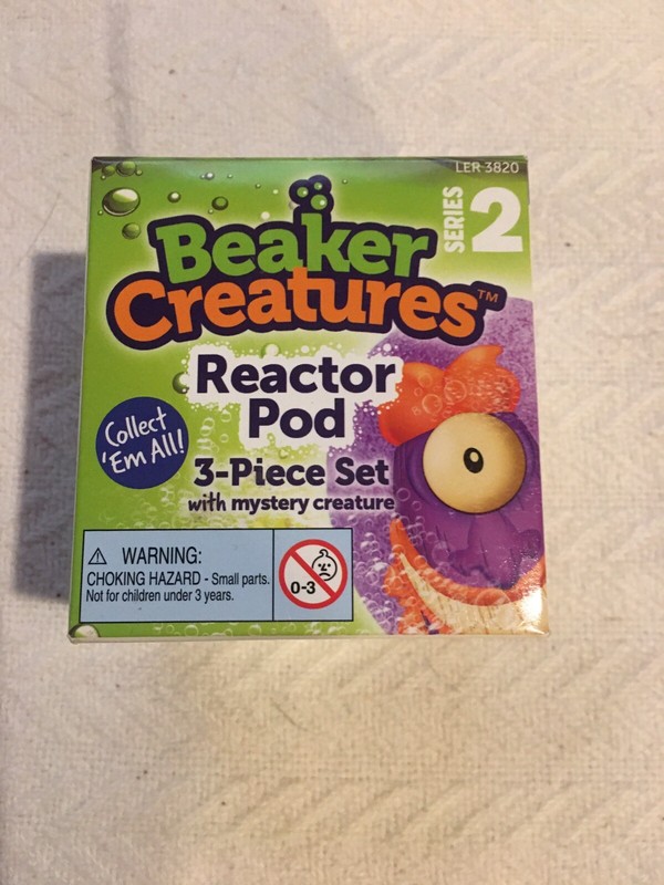 BEAKER CREATURES Reactor Pod 3 piece set w/Mystery Creature – NEW (series 2)