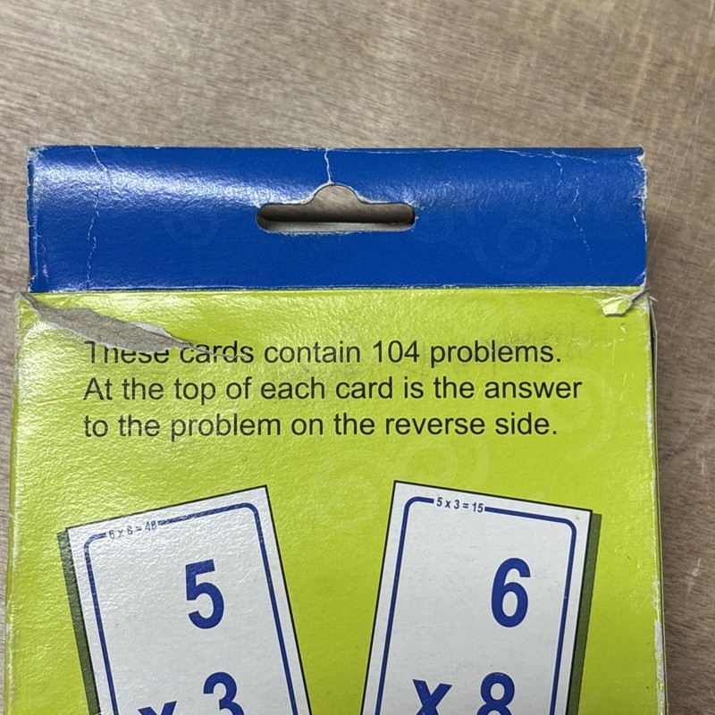Multiplication And Division Math Times Tables Flash Cards Lot Of 3 gallery