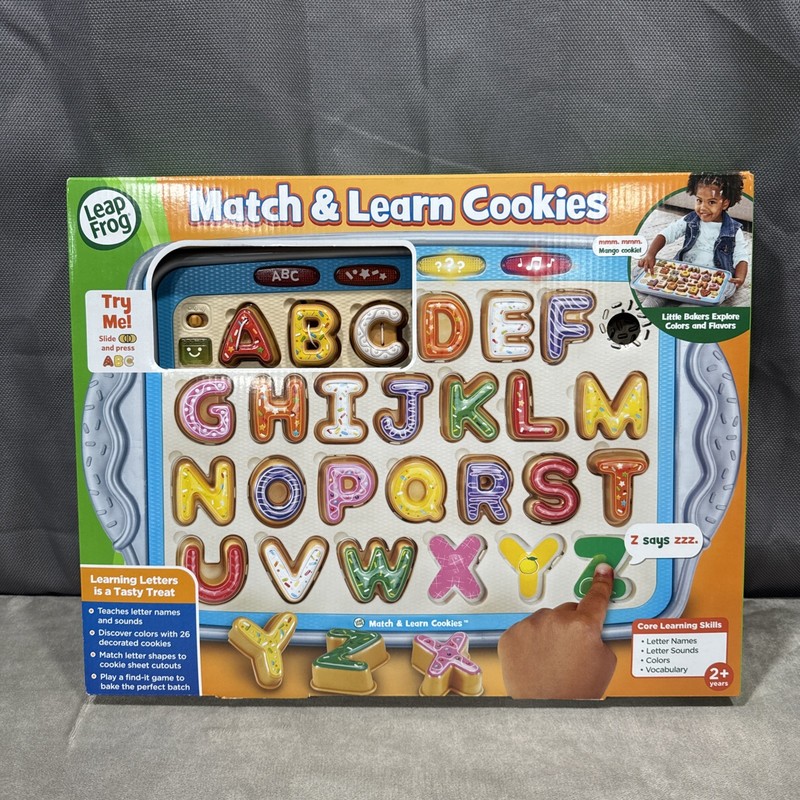 LeapFrog Match and Learn Cookies New In Box Alphabet learning matching game