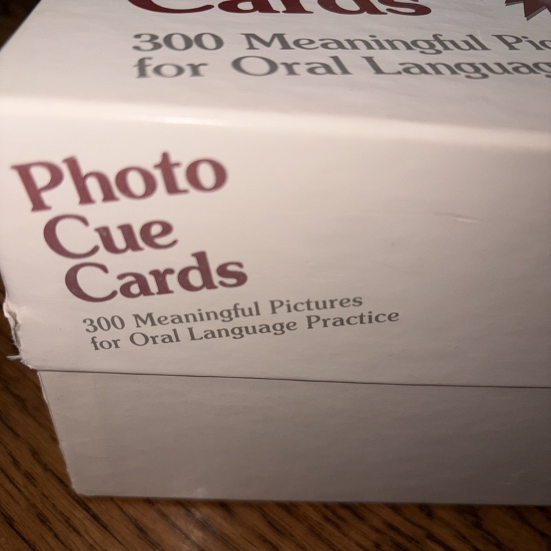 Photo Cue Cards 300 Full Color Language Practice Communication Skill Builders gallery