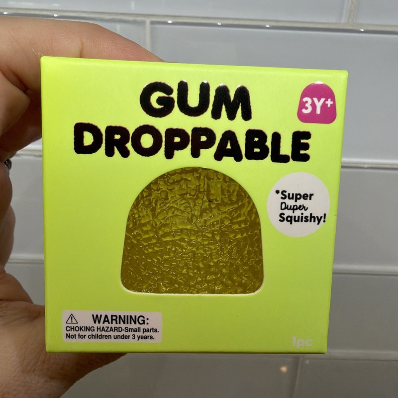 J'ADORE YELLOW SQUISHY SET OF 2 - 1 gum droppable AND 1 GLITTER CLOUD brand new gallery