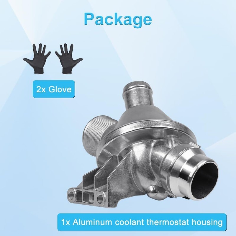 Aluminium Engine Coolant Thermostat Housing Compatible with 2012-2016 BMW 220i gallery