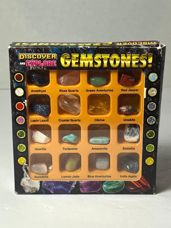 Science Gifts for Kids Boys Girls Geology Kit Gift Gemstone Collection Box