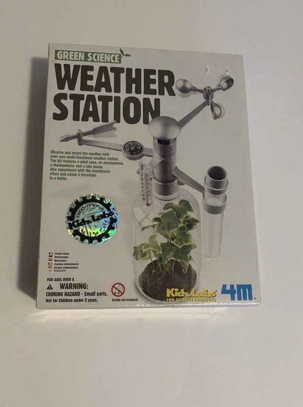 Green Science Weather Station Kidz Labs Fun Science Products 4M