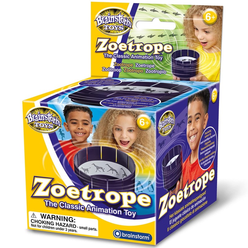 Brainstorm Toys Zoetrope- The Classic Animation Toy, Multi gallery
