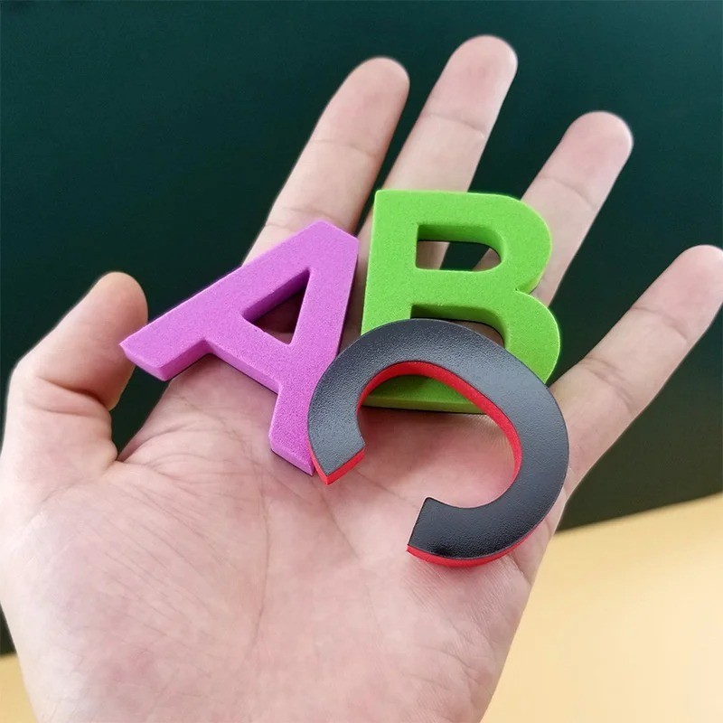 76pcs Lower CaseMagnetic Alphabet Letters EVA Foam Kids Learning Educational Toy gallery