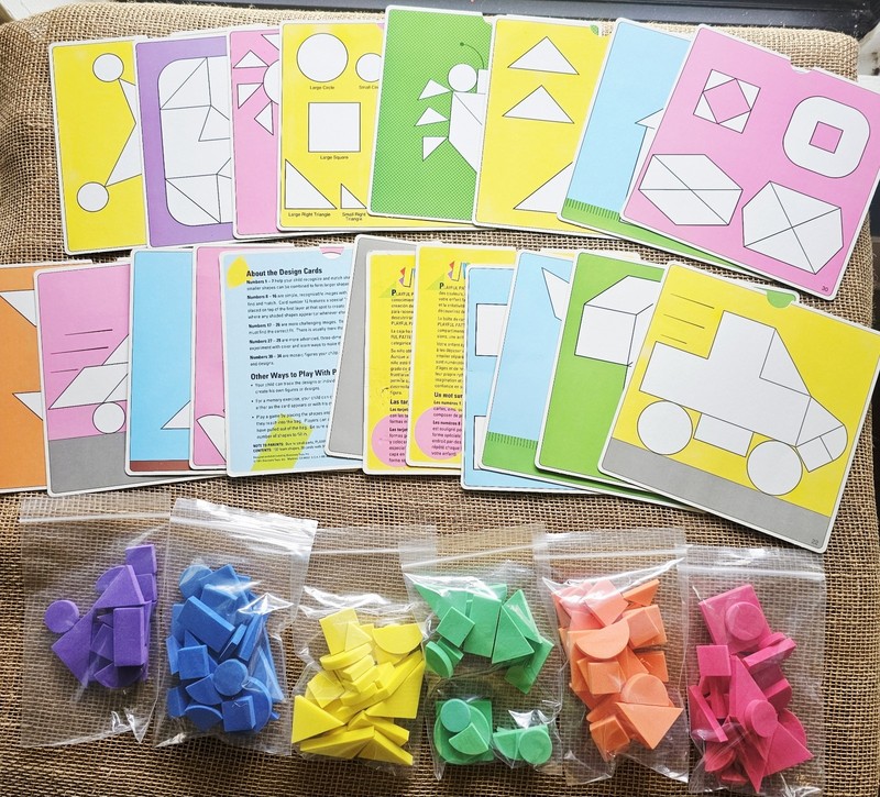 1991 Discovery Toys Playful Patterns Educational Game No Box