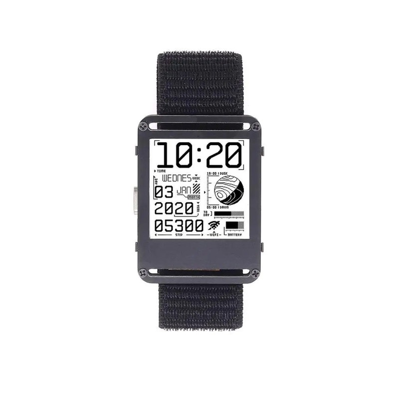 ESP32 Open Source V2.0 Smart Watch E-ink Screen Display Ultra-low Power Watch