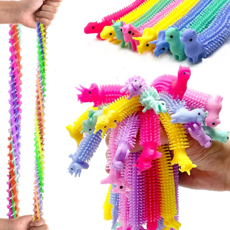 30PC Stretchy Strings Fidget Toys Animal Shaped Bulk Sensory Stress Relief Kids gallery