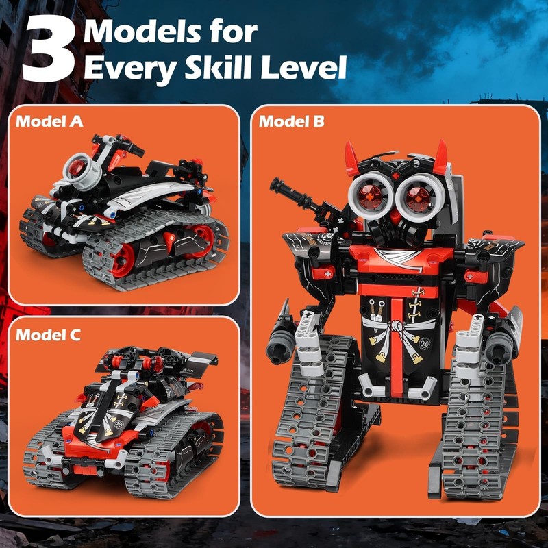 3 in 1 Robot Building Kits - STEM Toys for Kids 6 7 8 9 10 11 12+ Year Old,... gallery
