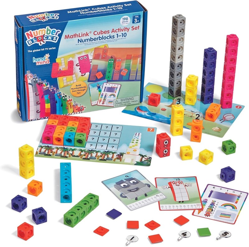 MathLink Cubes Numberblocks 1-10 Activity Set, 30 Preschool Learning Activiti... gallery
