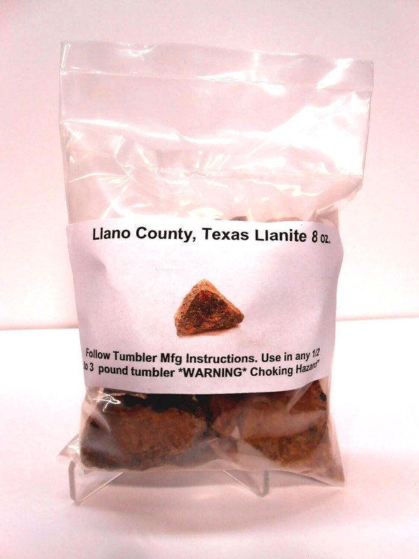 Rock Tumbler Gem Refill Kit Llanite Tumbler Rough Specimens Llano County, Texas
