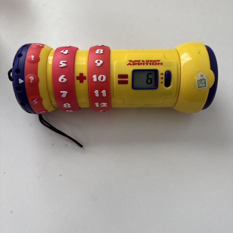 Leapfrog Twist and Shout Addition Math Electronic Learning Game Tested Yellow