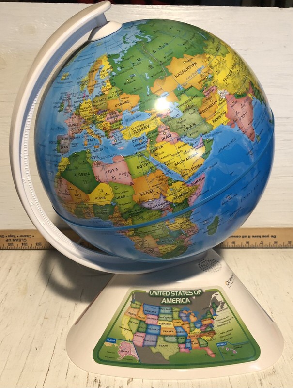 Oregon Scientific Smart Globe Find Touch Compare  SG268 Tested Working