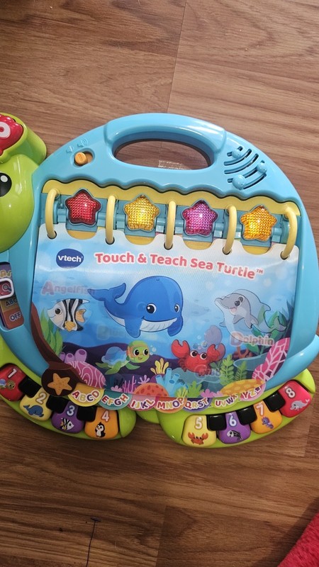 VTech Touch and Teach Turtle Book Learning Toy Book ABC's Musical Sounds Works gallery