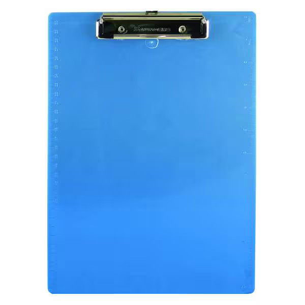 Manufacturer Varies 8-1/2″ x 11″ Clipboard 1/2″, Ice Blue 00439 Manufacturer