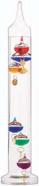 NEW IN BOX Heebie Jeebies Galileo Thermometer 28cm