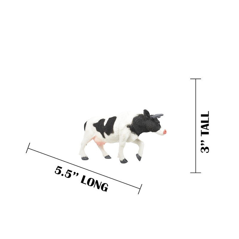 Cow Dairy Realistic Small Toy Model Plastic Replica Barn Animal 5.5" F257 gallery