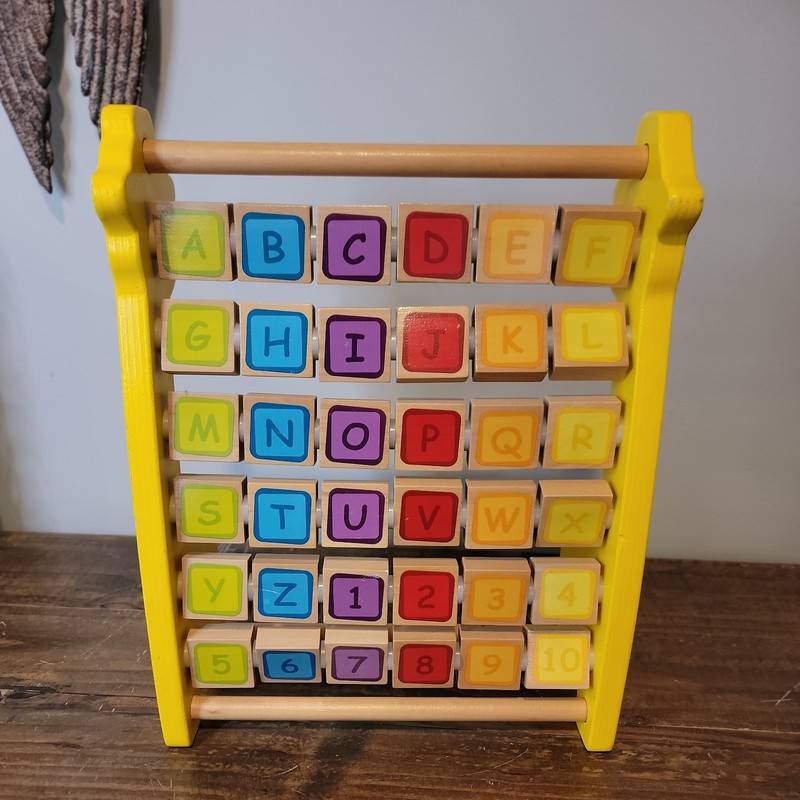 J’adore Wooden 2-in-1 Math Beads & ABC Animal Abacus