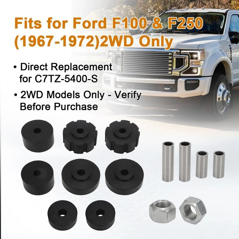 36 Pcs Cab Body Mount Kit for Ford F100 F250(1967-1972), Replacement for C7TZ... gallery