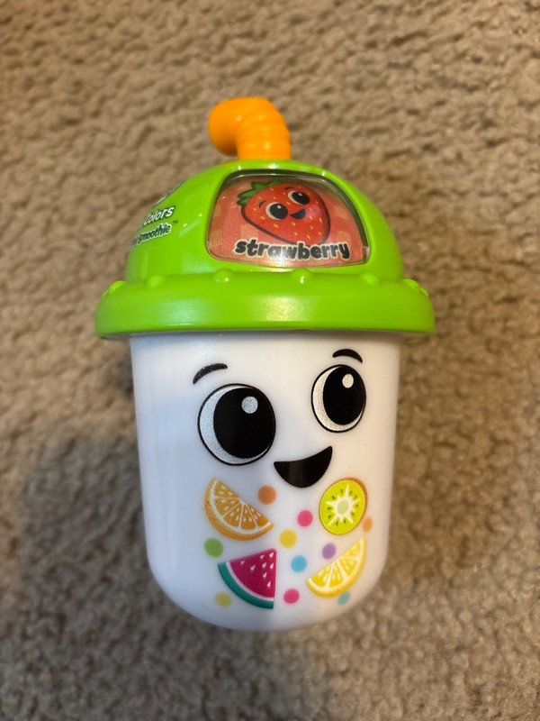 Leap Frog Fruit Colors Learning Smoothie Cup Fruit Educational Teether