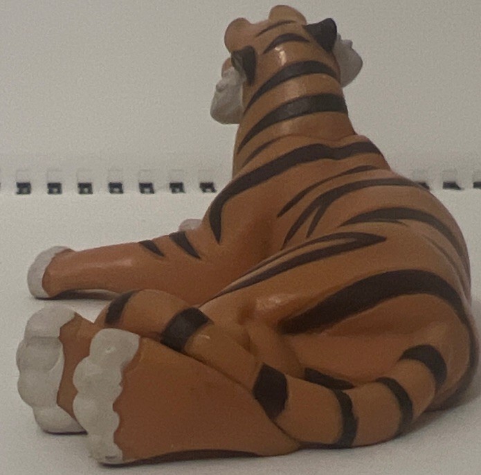 Disney Store Aladdin Jasmine's Tiger Rajah PVC Figure Laying Down 5 Inches gallery