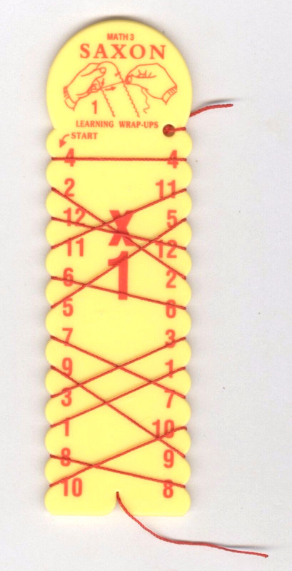 Replacement x1 For Saxon Math 3 Learning Wrap-Ups Multiplication Practice