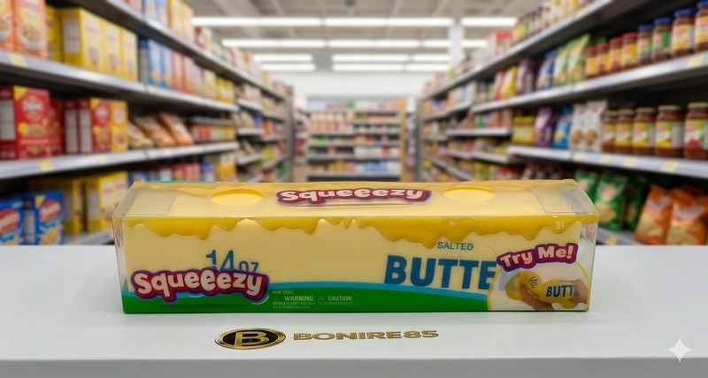 Sunny Days Squeezy Butter – Tiktok Viral Sensory Stress Relief Squeeze Toy 🧈