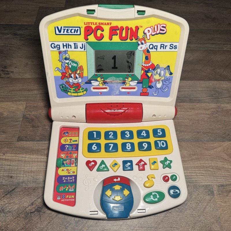 Vintage VTech Little Smart PC Fun Plus Electronic Learning Toy Laptop Computer gallery