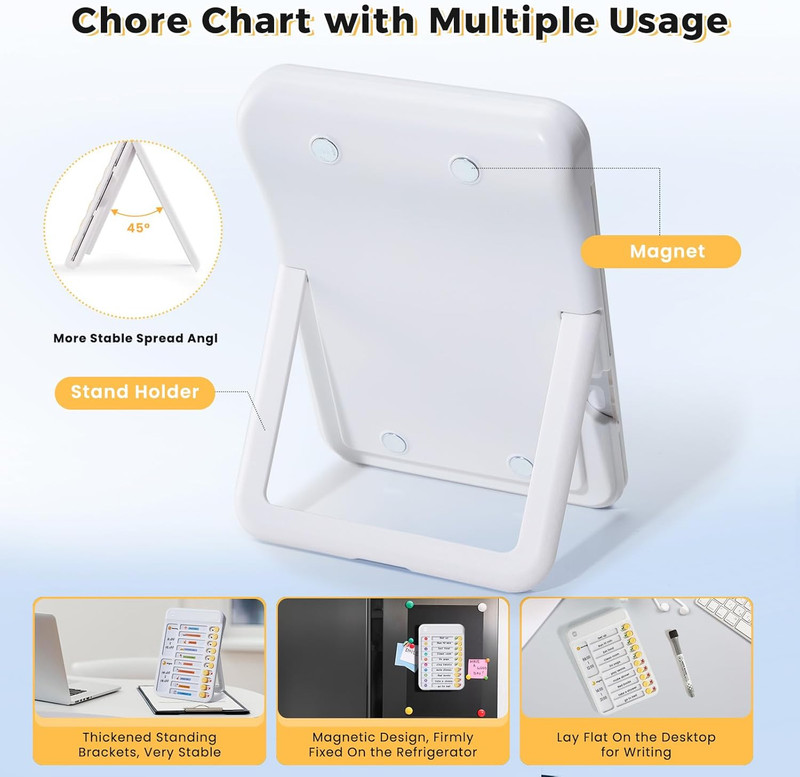 Chores Chart for Kids to Do List Checklist Chore Board ADHD Tools Magnetic Chore gallery