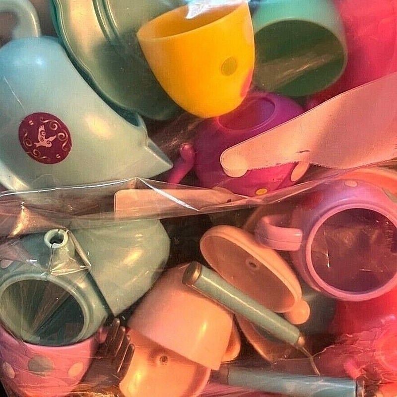 You Pick Replacement Misc Toy Plastic Tea Sets Cups Saucers Plates Utensils Lids