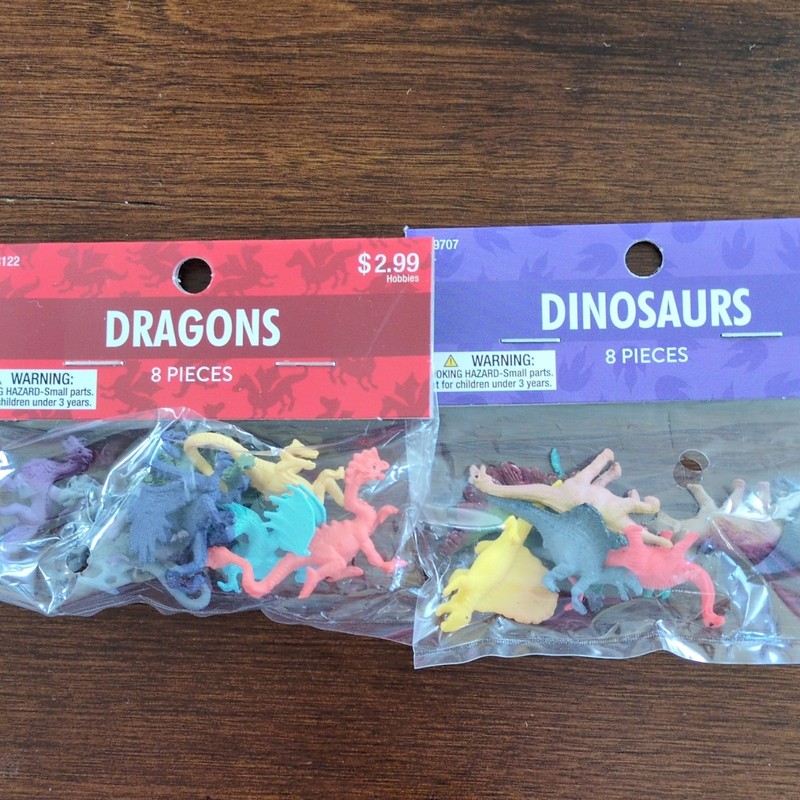 Hobby Lobby Animal & Nature Figurines 8pc Set Unicorns Dragons Dinosaurs Ocean gallery