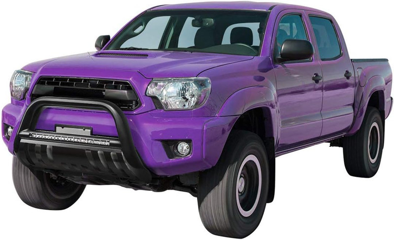 Bull Bar Compatible with 05-15 Toyota Tacoma 3" Tube Brush Push Grille Guard Fro gallery