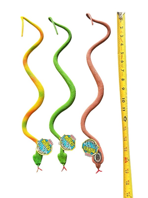 Ja-Ru Toys Wild Life Set Explore Planet Earth Realistic Snake Lot Over 17” New 3 gallery
