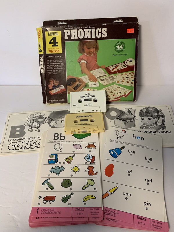 Learning With Maxx The Robot Step by Step Program Vintage Working + 3 Card Sets gallery