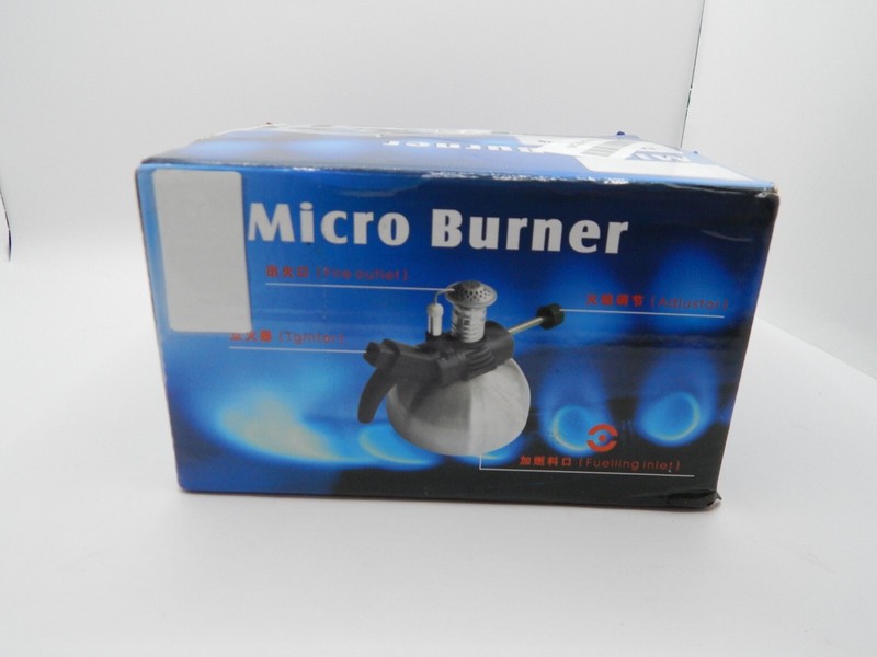 Mini Butane Burner, Lab Bunsen Burner, Small Gas Stove for Coffee with Aluminum gallery