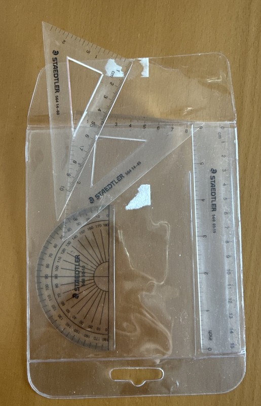 Staedtler Math Set - 4 Pc Geometry Kit For Students - Office Product gallery